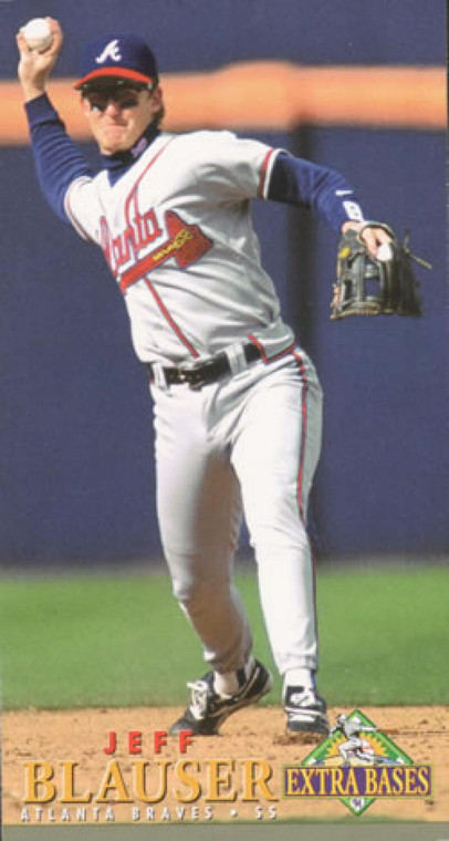 1994 Fleer Extra Bases #200 Jeff Blauser VG Atlanta Braves  ID: 170587