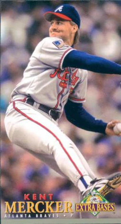 1994 Fleer Extra Bases #211 Kent Mercker VG Atlanta Braves  ID: 170598