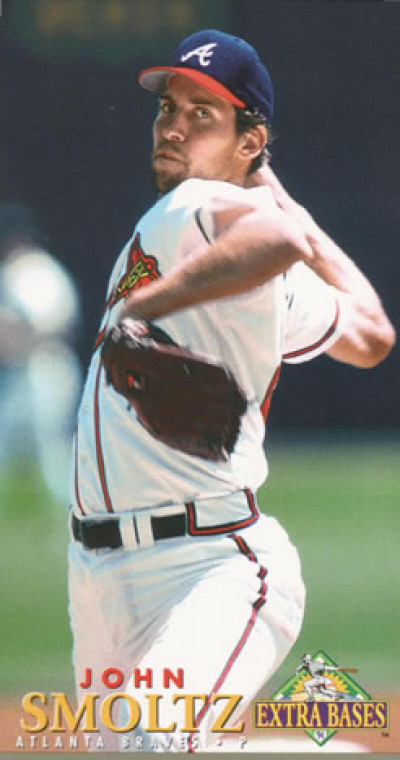 1994 Fleer Extra Bases #213 John Smoltz VG Atlanta Braves  ID: 170600