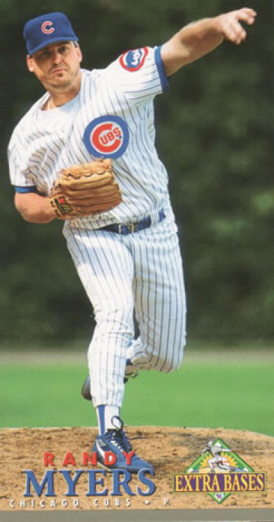 1994 Fleer Extra Bases #221 Randy Myers VG Chicago Cubs  ID: 170608