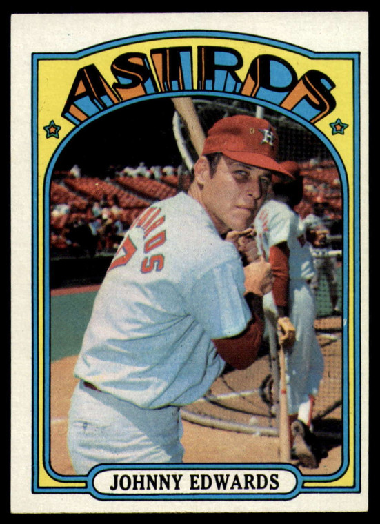 1972 Topps #416 Johnny Edwards VG Houston Astros 