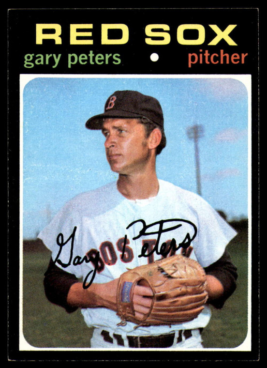 1971 Topps #225 Gary Peters VG Boston Red Sox 