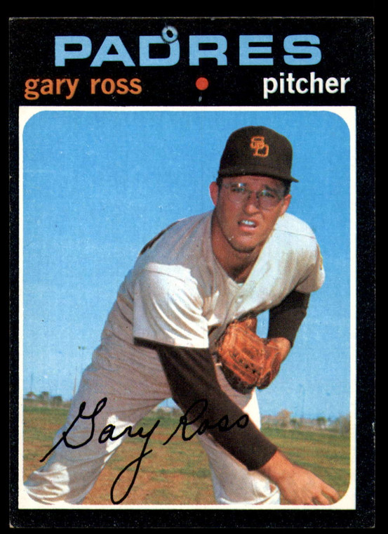 1971 Topps #153 Gary Ross VG San Diego Padres 
