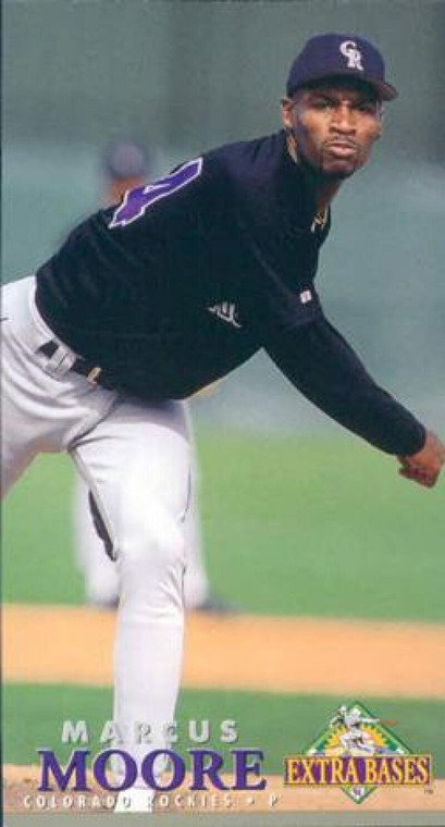 1994 Fleer Extra Bases #250 Marcus Moore VG Colorado Rockies 