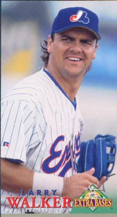 1994 Fleer Extra Bases #312 Larry Walker VG Montreal Expos  ID: 170699
