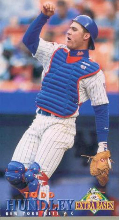 1994 Fleer Extra Bases #318 Todd Hundley VG New York Mets 