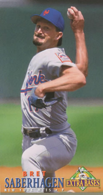 1994 Fleer Extra Bases #323 Bret Saberhagen VG New York Mets  ID: 170710