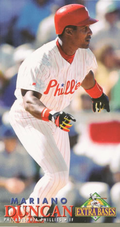 1994 Fleer Extra Bases #331 Mariano Duncan VG Philadelphia Phillies 
