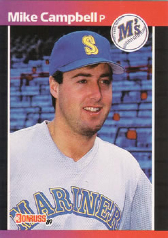 1989 Donruss #497 Mike Campbell NM-MT Seattle Mariners 