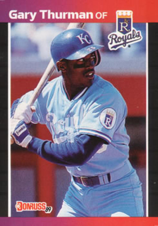 1989 Donruss #498 Gary Thurman NM-MT Kansas City Royals 
