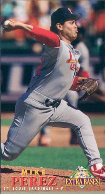 1994 Fleer Extra Bases #362 Mike Perez VG St. Louis Cardinals 