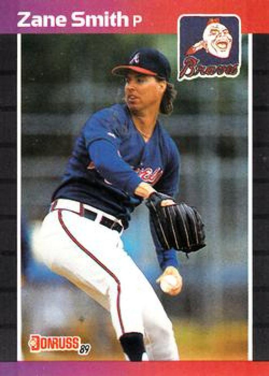 1989 Donruss #499 Zane Smith NM-MT Atlanta Braves 