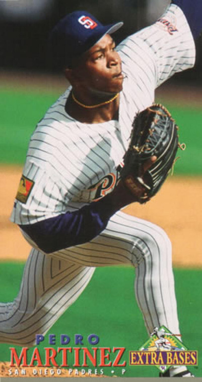 1994 Fleer Extra Bases #375 Pedro Martinez VG RC Rookie San Diego Padres  ID: 170762