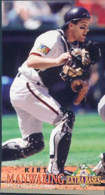 1994 Fleer Extra Bases #389 Kirt Manwaring VG San Francisco Giants 