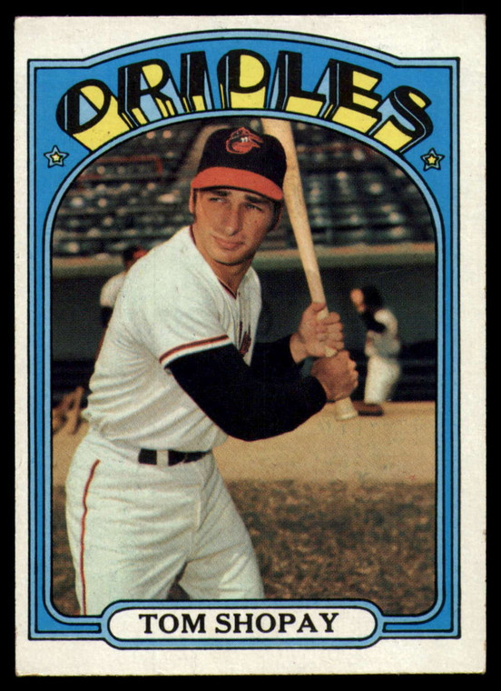 1972 Topps #418 Tom Shopay VG Baltimore Orioles 