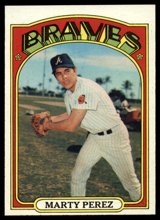 1972 Topps #119 Marty Perez VG Atlanta Braves 