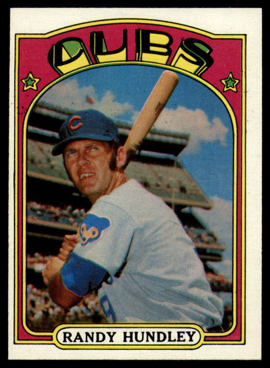 1972 Topps #258 Randy Hundley VG Chicago Cubs 