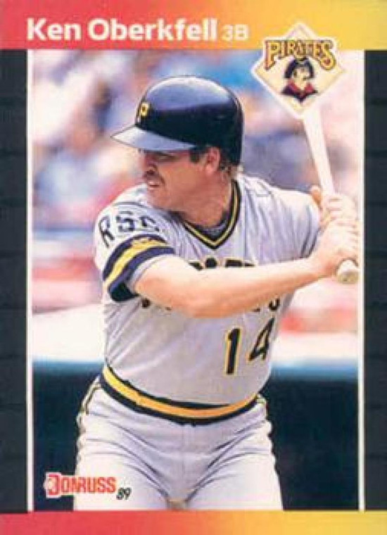 1989 Donruss #506 Ken Oberkfell NM-MT Pittsburgh Pirates 