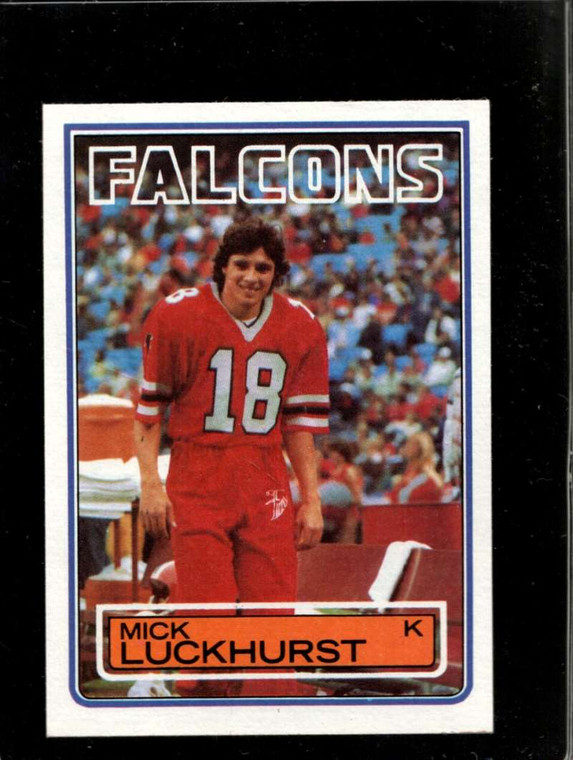 1983 Topps #22 Mick Luckhurst VG Atlanta Falcons 