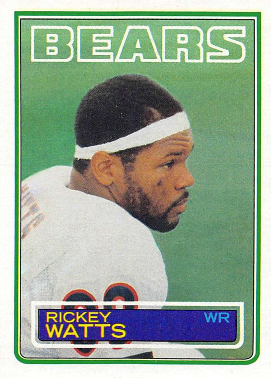 1983 Topps #40 Rickey Watts DP VG Chicago Bears 