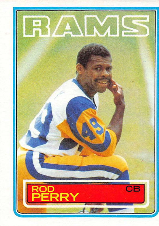 1983 Topps #94 Rod Perry VG Los Angeles Rams 