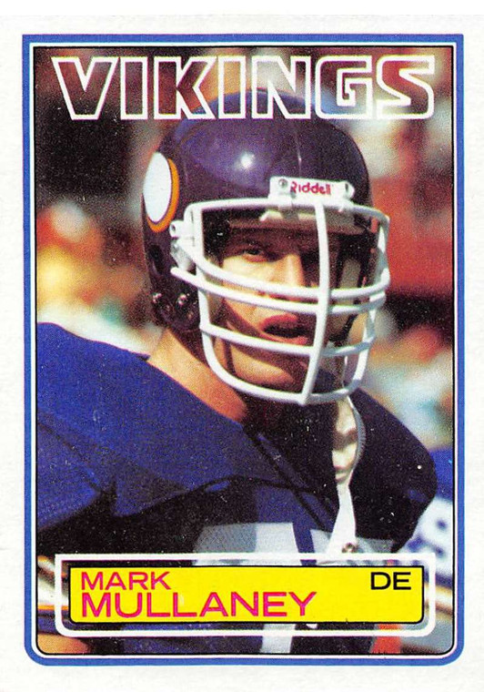1983 Topps #104 Mark Mullaney VG Minnesota Vikings 