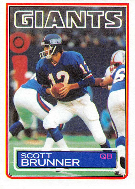 1983 Topps #121 Scott Brunner VG New York Giants 