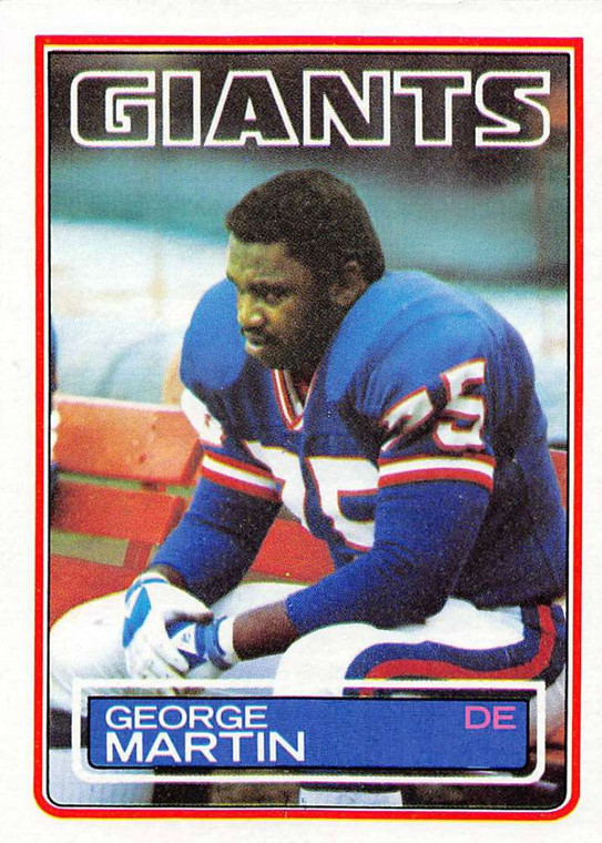1983 Topps #130 George Martin VG New York Giants 