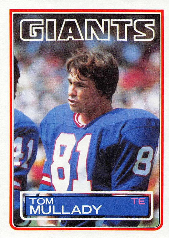 1983 Topps #131 Tom Mullady VG New York Giants 