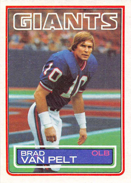 1983 Topps #134 Brad Van Pelt VG New York Giants 
