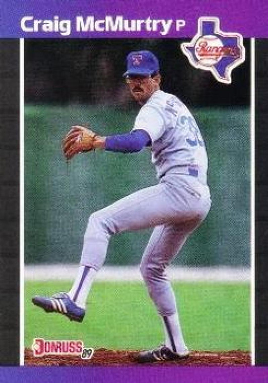 1989 Donruss #520 Craig McMurtry NM-MT Texas Rangers 