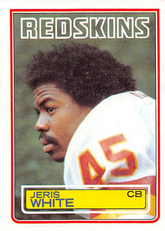 1983 Topps #201 Jeris White DP VG Washington Redskins 