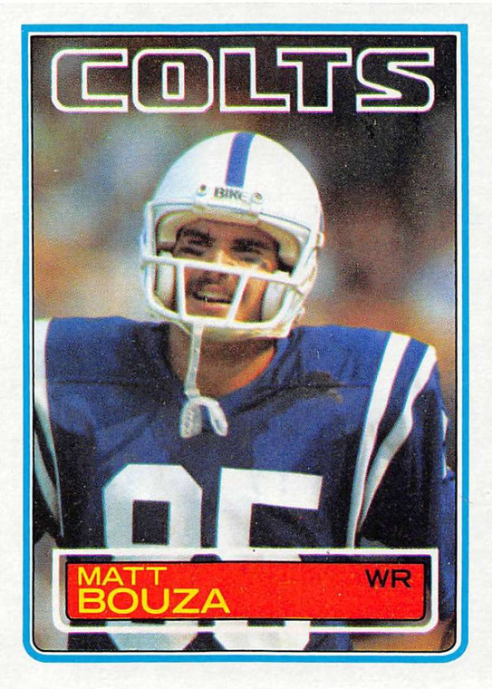 1983 Topps #209 Matt Bouza VG Baltimore Colts 