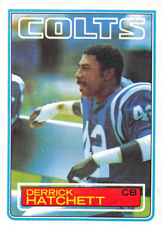 1983 Topps #213 Derrick Hatchett VG Baltimore Colts 