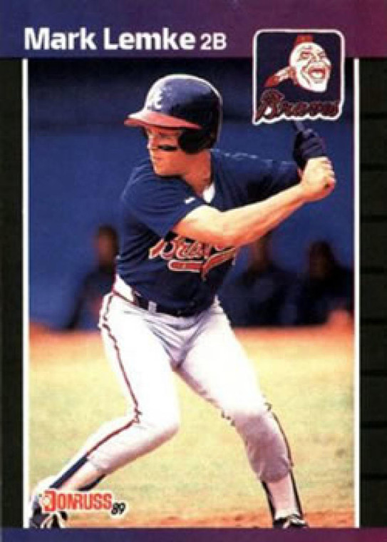 1989 Donruss #523 Mark Lemke DP NM-MT RC Rookie Atlanta Braves 