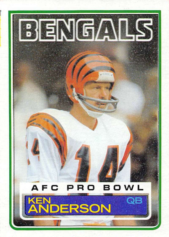 1983 Topps #232 Ken Anderson DP VG Cincinnati Bengals 