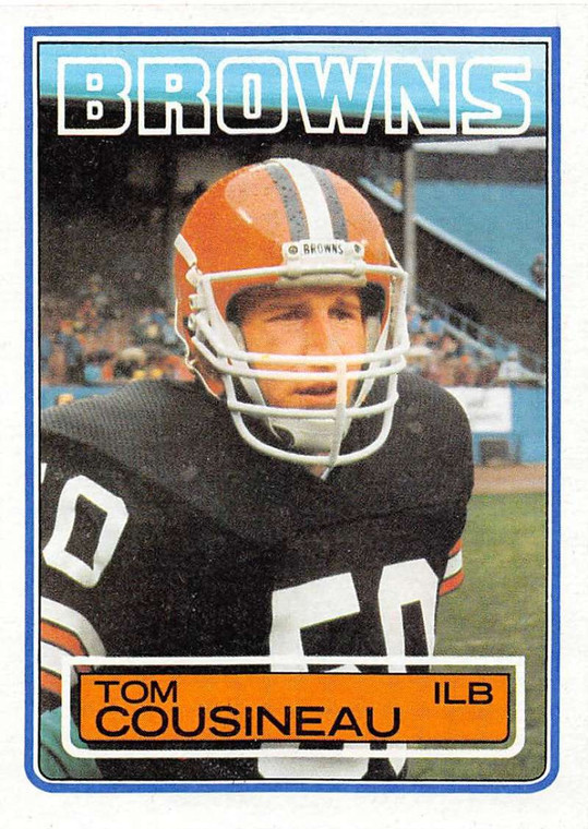 1983 Topps #246 Tom Cousineau DP VG RC Rookie Cleveland Browns 