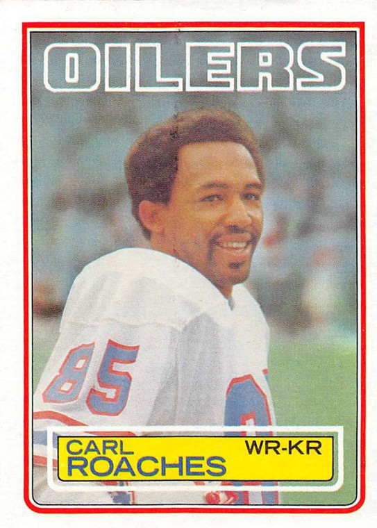 1983 Topps #281 Carl Roaches DP VG Houston Oilers 