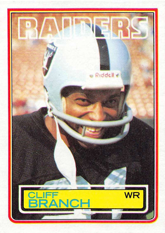 1983 Topps #297 Cliff Branch VG Los Angeles Raiders 