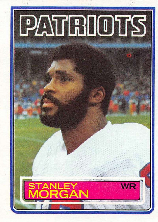 1983 Topps #334a Stanley Morgan ERR VG New England Patriots 