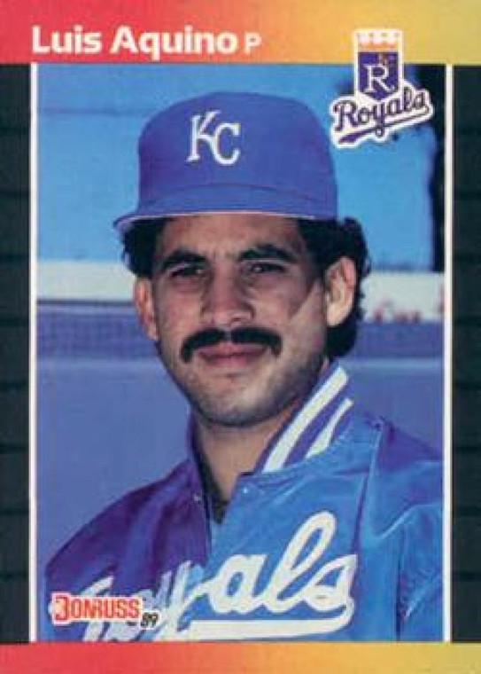 1989 Donruss #534 Luis Aquino DP NM-MT Kansas City Royals 