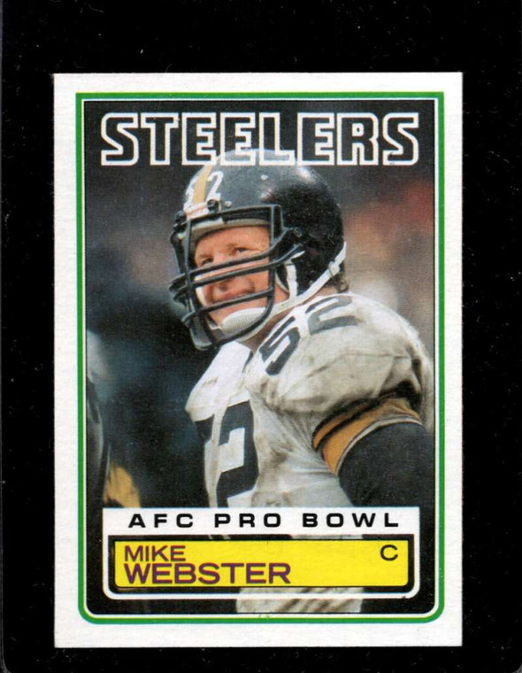 1983 Topps #368 Mike Webster DP VG Pittsburgh Steelers 