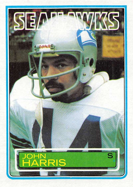 1983 Topps #386 John Harris VG Seattle Seahawks 