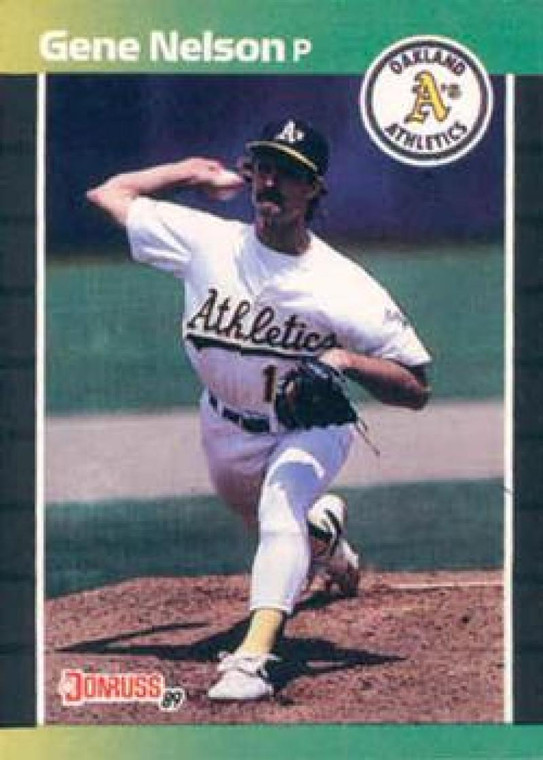 1989 Donruss #540 Gene Nelson DP NM-MT Oakland Athletics 