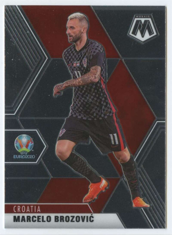 2021 Panini Mosaic UEFA Euro 2020 #21 Marcelo Brozovic NM-MT  Croatia 