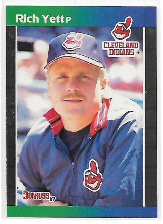 1989 Donruss #546 Rich Yett DP NM-MT Cleveland Indians 