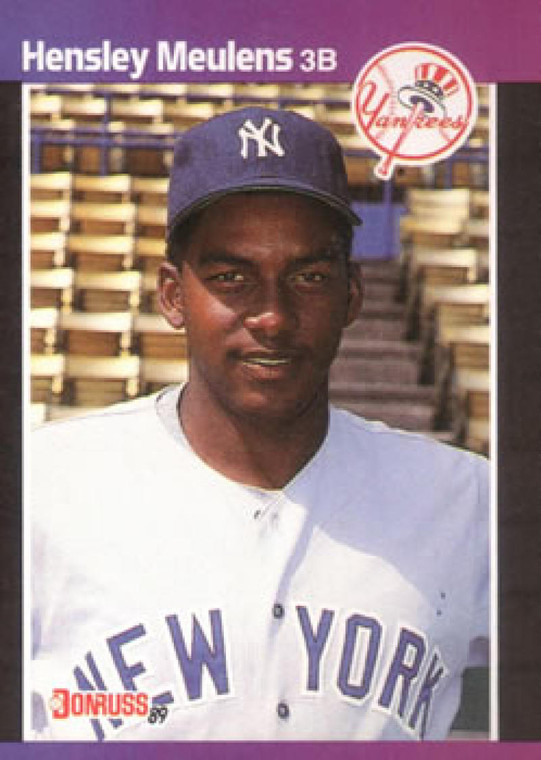 1989 Donruss #547 Hensley Meulens DP NM-MT RC Rookie New York Yankees 