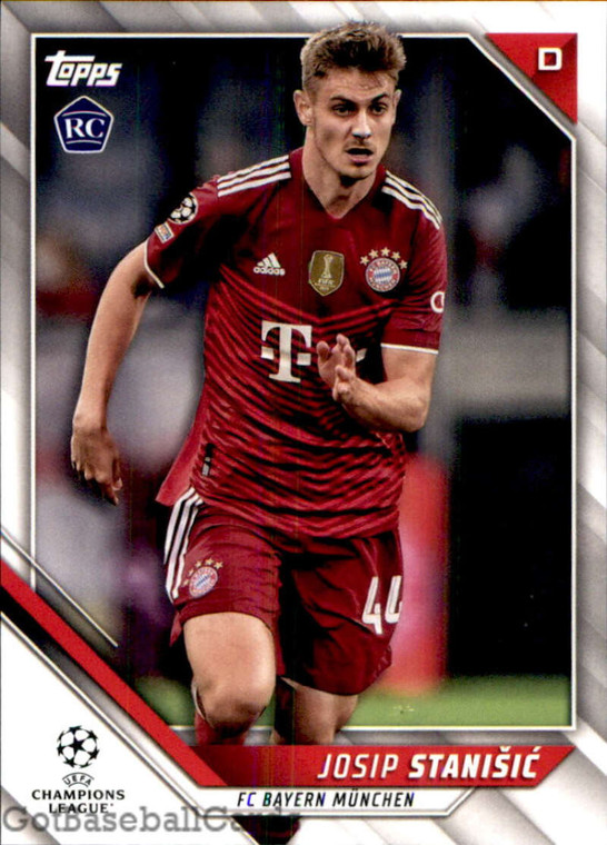 2021-22 Topps UEFA Champions League #3 Josip Stanisic NM-MT RC Rookie FC Bayern Munchen 