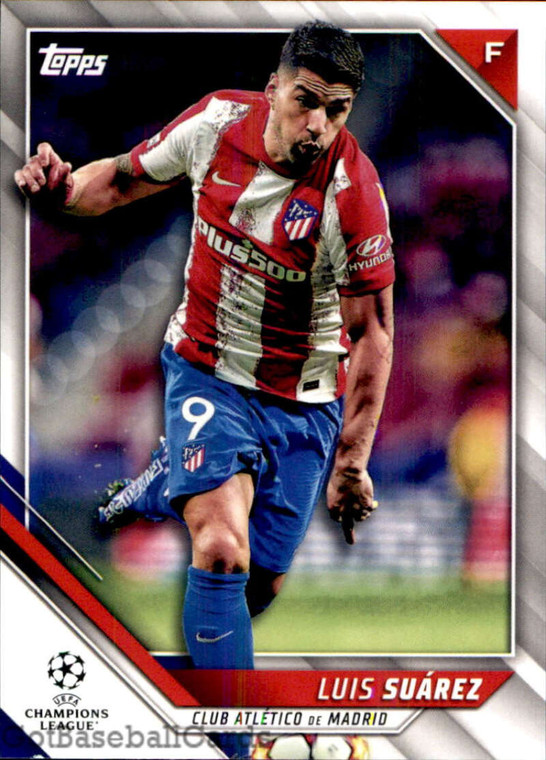 2021-22 Topps UEFA Champions League #9 Luis Suarez NM-MT Club Atletico de Madrid 
