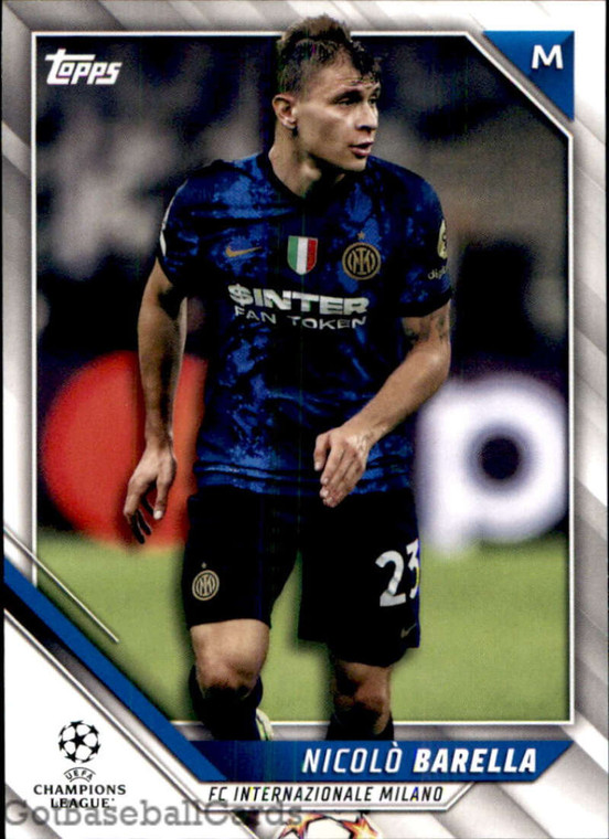 2021-22 Topps UEFA Champions League #17 Nicolo Barella NM-MT FC Internazionale Milano 